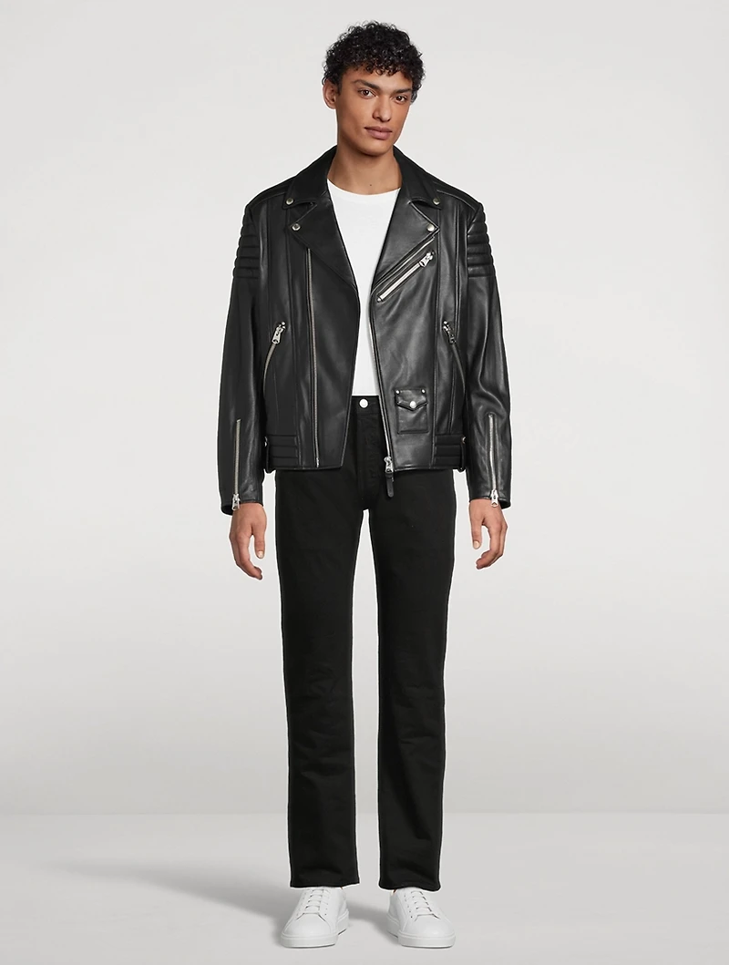 Kenneth Leather Biker Jacket
