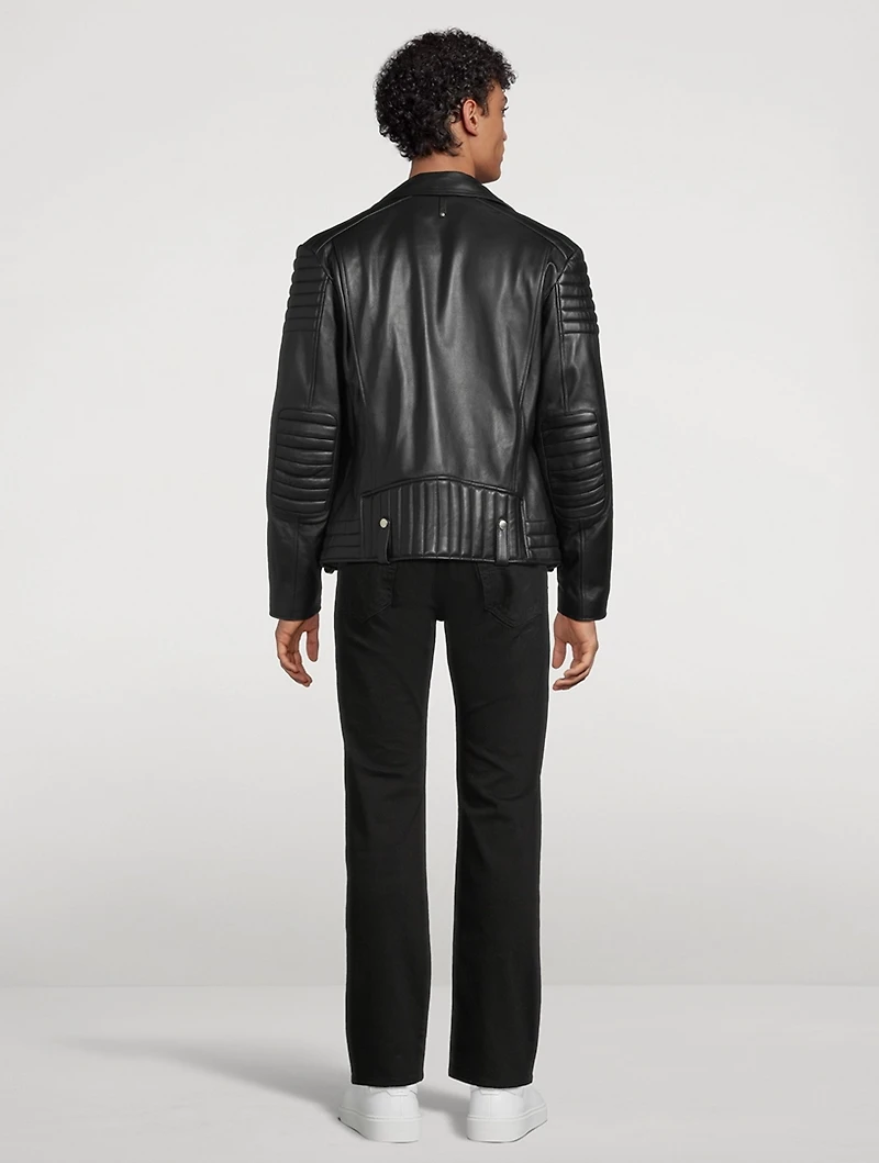 Kenneth Leather Biker Jacket