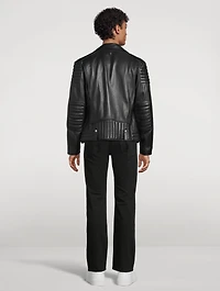 Kenneth Leather Biker Jacket