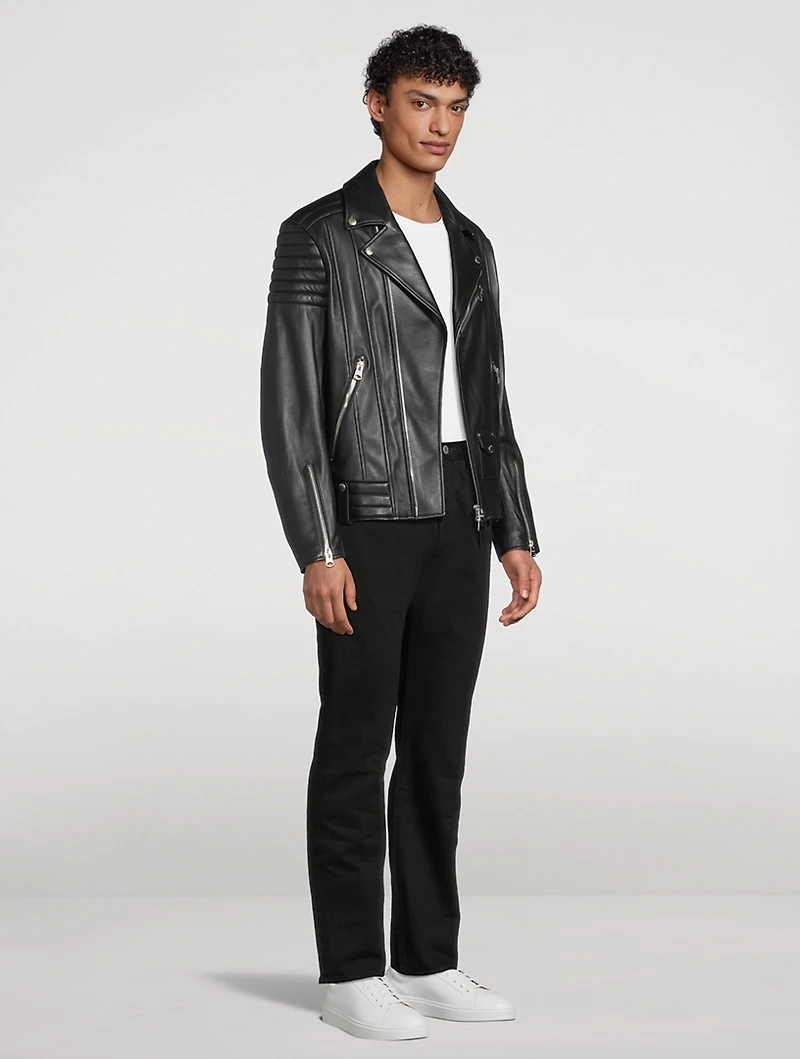 Kenneth Leather Biker Jacket