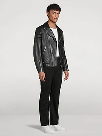 Kenneth Leather Biker Jacket