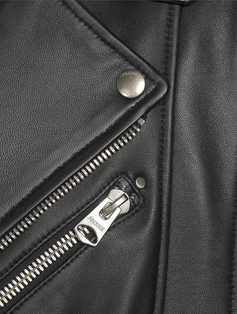 Kenneth Leather Biker Jacket