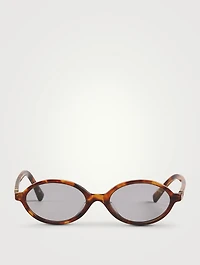 Miu Regarde Oval Sunglasses