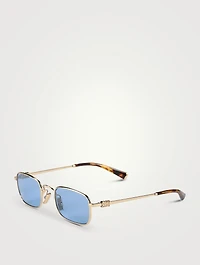 Miu Miu Logo Rectangular Sunglasses