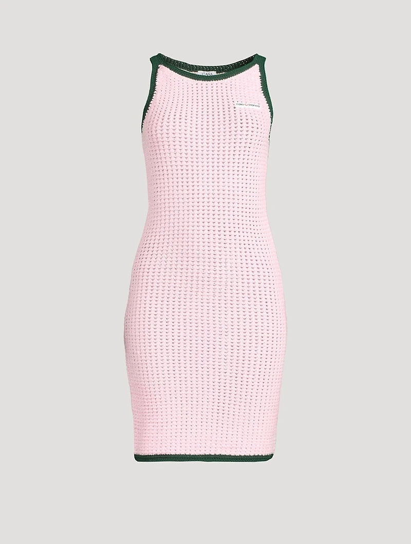Mouliné Mini Dress