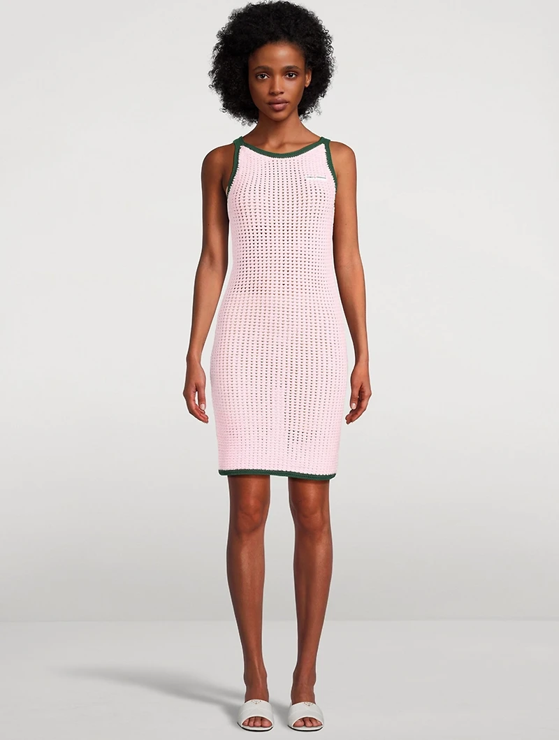 Mouliné Mini Dress