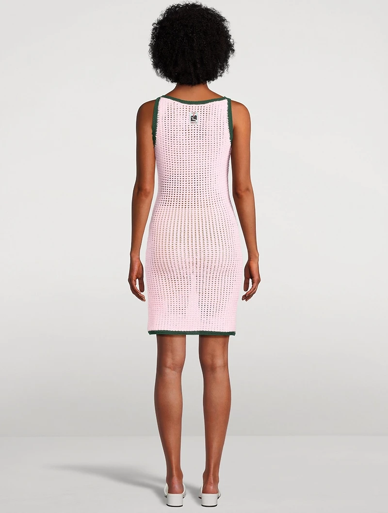 Mouliné Mini Dress