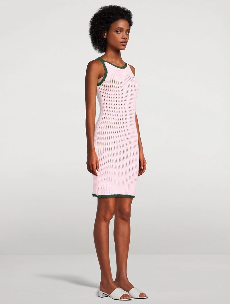 Mouliné Mini Dress