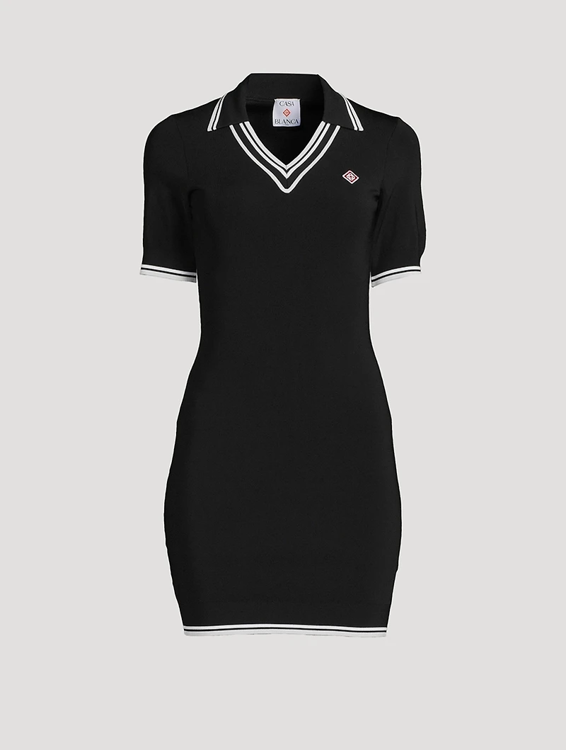Knit Polo Dress