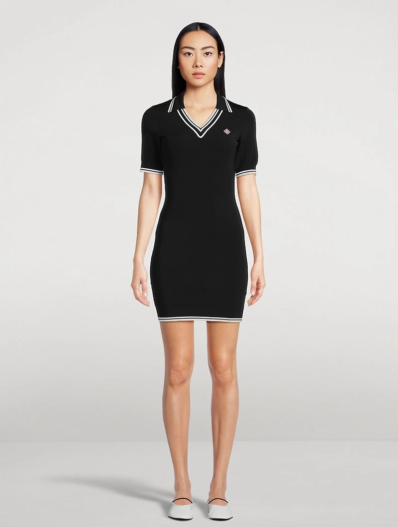 Knit Polo Dress
