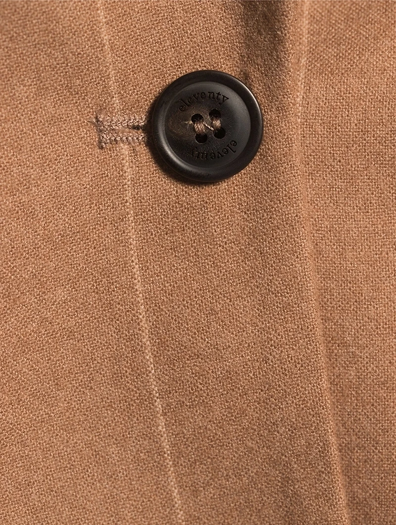 Wool Blazer Pinstripe Print