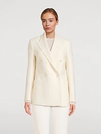 Double-Breasted Wool Blazer
