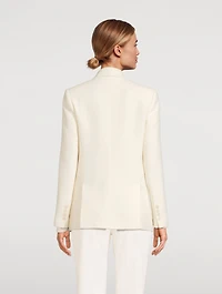 Double-Breasted Wool Blazer