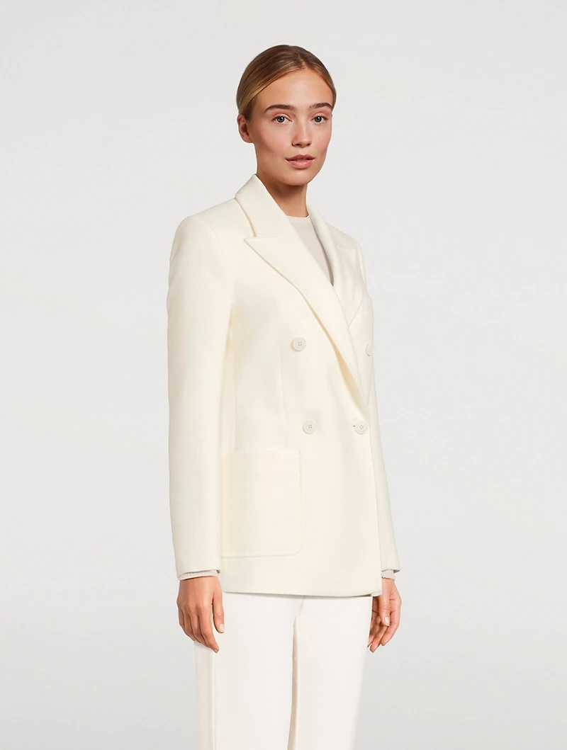 Double-Breasted Wool Blazer