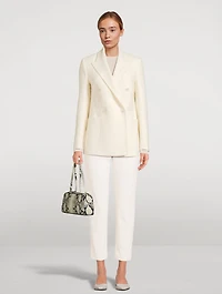 Double-Breasted Wool Blazer