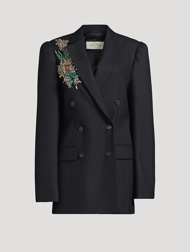 Bafy Embellished Wool Blazer