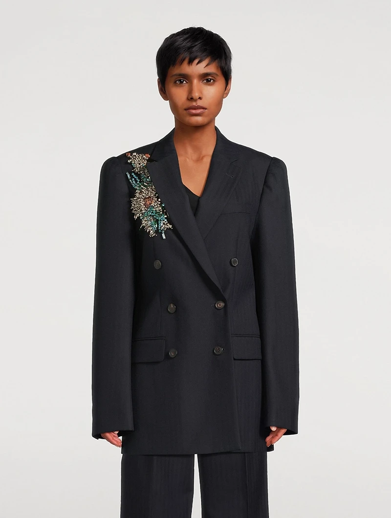 Bafy Embellished Wool Blazer