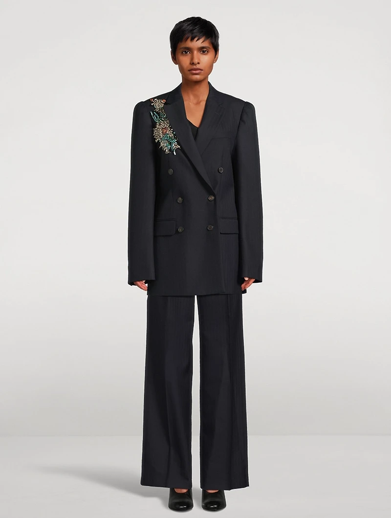 Bafy Embellished Wool Blazer