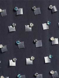 Sokna Embellished Pencil Skirt