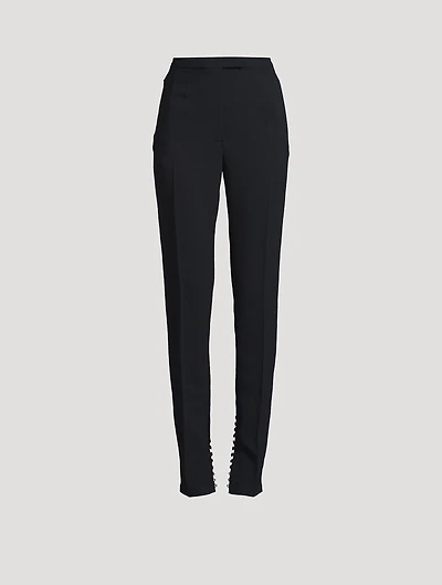 Pandoris Button-Cuff Trousers