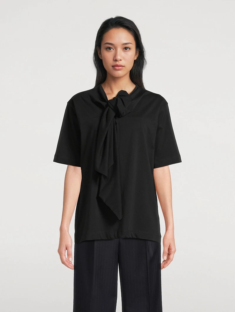 Hebitta Tie-Neck T-Shirt