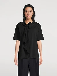 Hebitta Tie-Neck T-Shirt