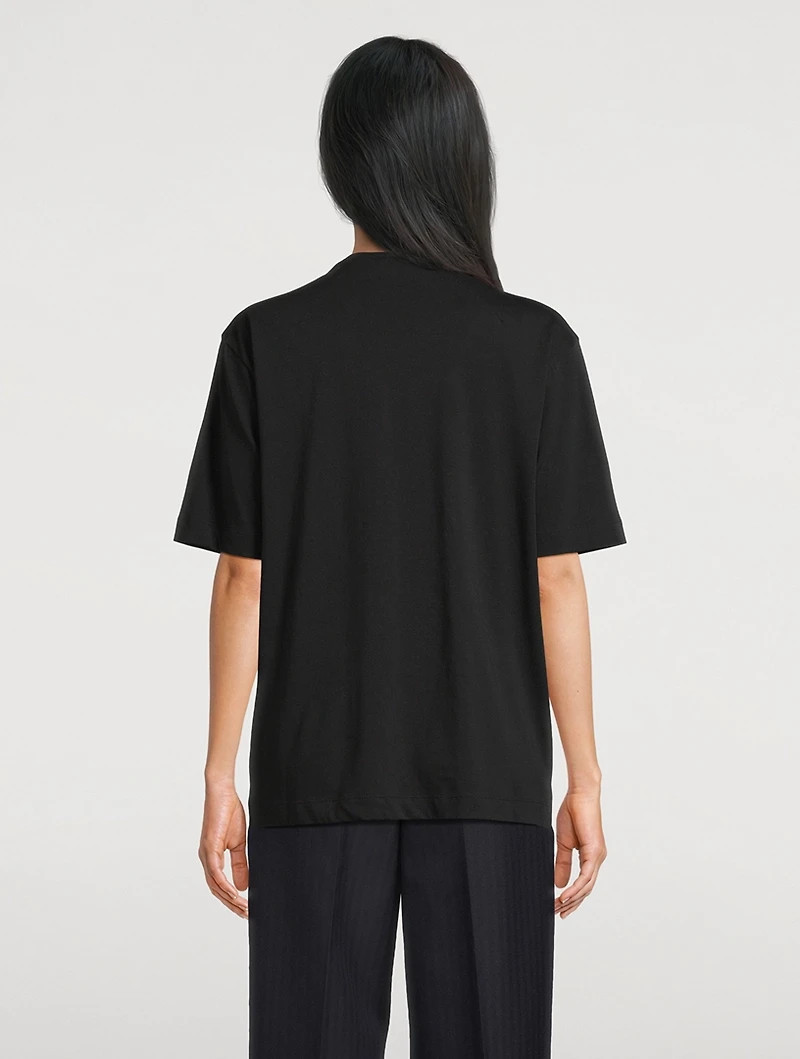 Hebitta Tie-Neck T-Shirt