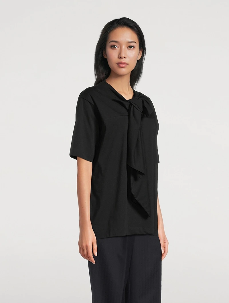 Hebitta Tie-Neck T-Shirt