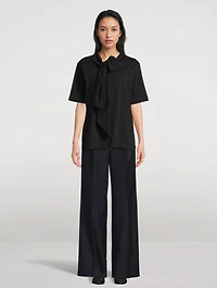 Hebitta Tie-Neck T-Shirt