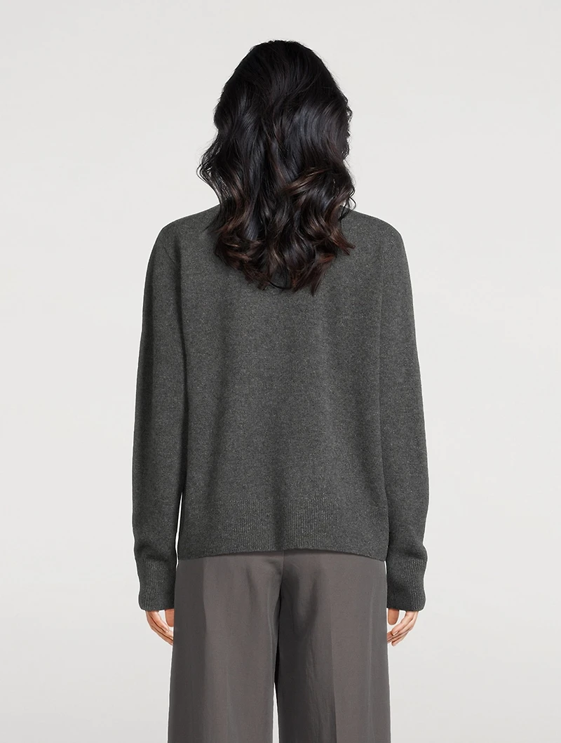 Tiah Embellished Cashmere Wrap Cardigan