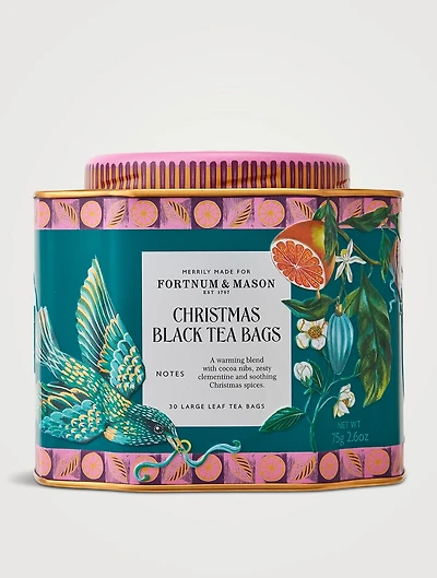 Holiday Black Tea Tin, 30 Silky Bags