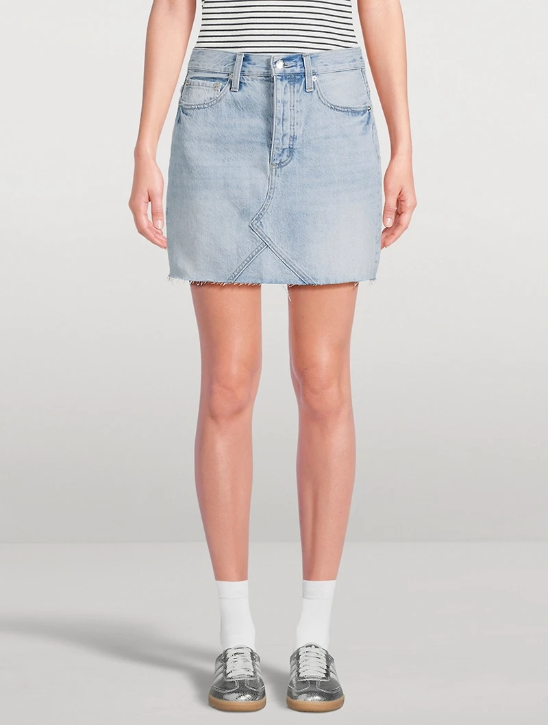 Kat Denim Mini Skirt