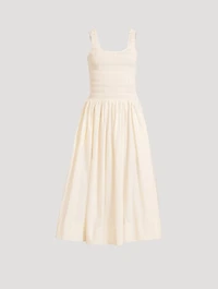 Alessia Smocked Midi Dress