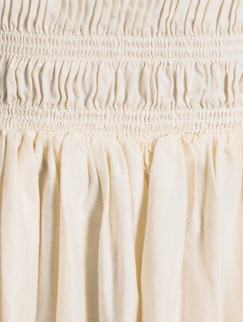 Alessia Smocked Midi Dress