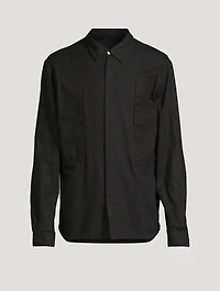 Fogpocket Cotton And Wool Shirt