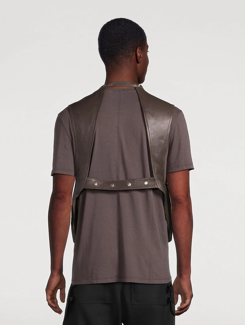Concordians Leather Cargo Vest