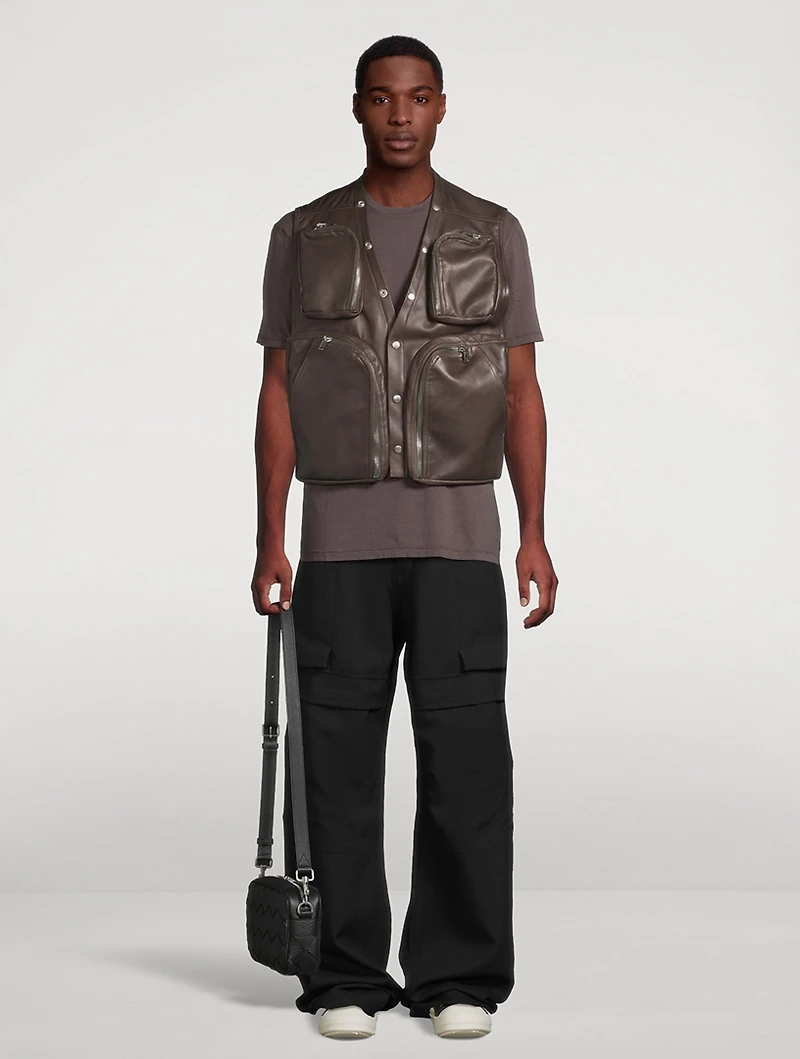 Concordians Leather Cargo Vest