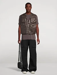 Concordians Leather Cargo Vest