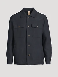 Boiled Wool Overshirt