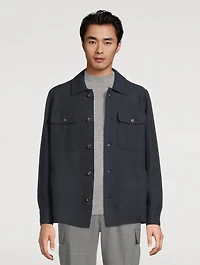 Boiled Wool Overshirt