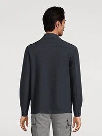 Boiled Wool Overshirt