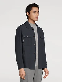 Boiled Wool Overshirt