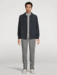 Boiled Wool Overshirt