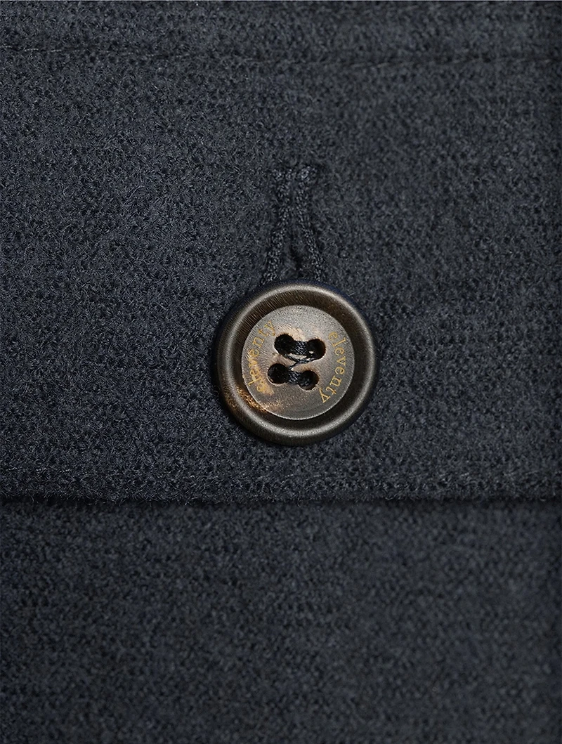 Boiled Wool Overshirt