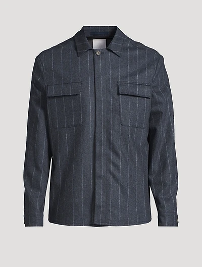 Chalk Stripe Overshirt