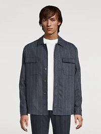 Chalk Stripe Overshirt