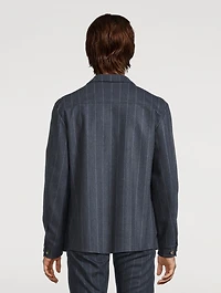 Chalk Stripe Overshirt