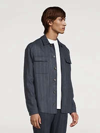 Chalk Stripe Overshirt