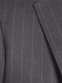 Wool Pinstripe Two-Piece Suit
