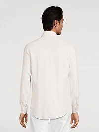 Cotton-Blend Sport Shirt